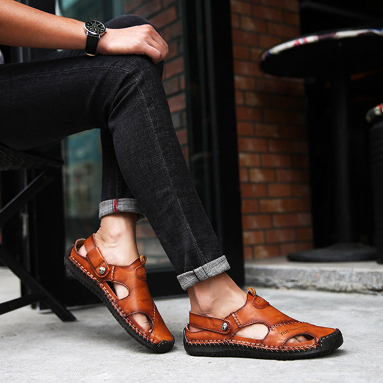 Orthopedic Leather Sandals (Unisex)