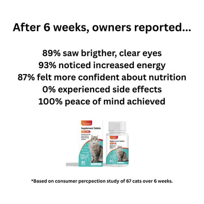 TrueMotion Cat Supplement Tablets with Taurine