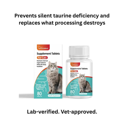 TrueMotion Cat Supplement Tablets with Taurine